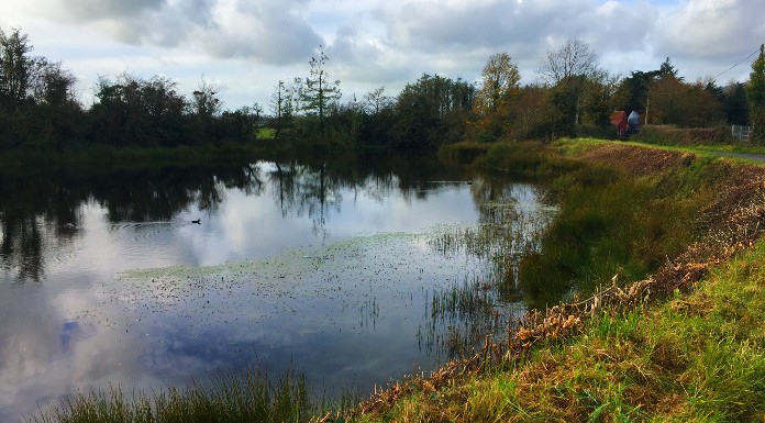The loch or lake in Skeheenarinky. It's the lake on which some believe a sceach (bush) floated, appearing to dance on the water. Thus giving its name to Skeheenarinky. | Photo (c) Tipp FM/MaryAnn Vaughan