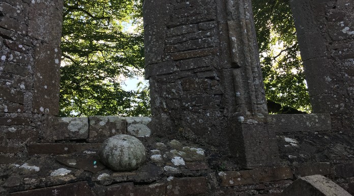 The so-called 'stone loaf' in Monaincha abbey, Roscrea | Photo (c) Tipp FM/MaryAnn Vaughan