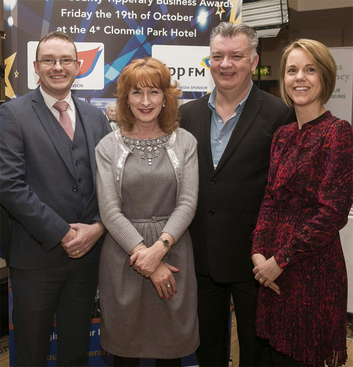 The Tipp FM team at the launch of the 2018 Tipperary Business Awards. (Padraic Flaherty, Susan Murphy. Fran Curry and Jenny Foley)