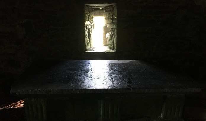 Tomb inside Monaincha abbey, Roscrea | Photo (c) Tipp FM/MaryAnn Vaughan