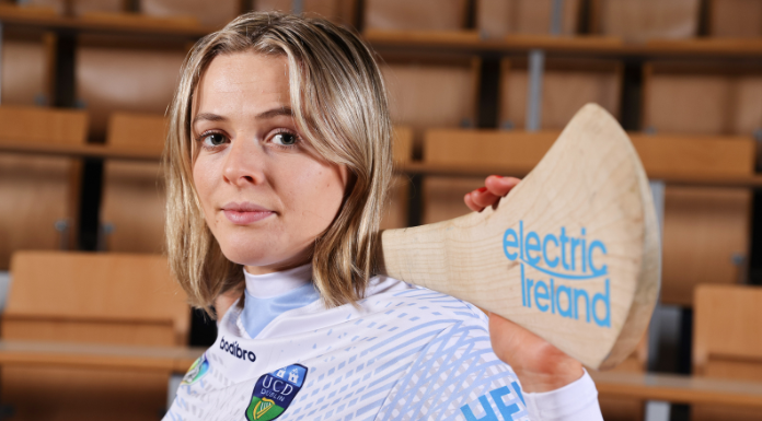 Pictured is University College Dublin and Tipperary Camogie player, Clodagh McIntyre, as Electric Ireland teams up with six intercounty Camogie and GAA stars to look ahead to the upcoming matches and rivalries across the Electric Ireland Camogie Third Level Championships and the Electric Ireland GAA Higher Education Championships. Through its #FirstClassRivals campaign, Electric Ireland will continue to celebrate the unexpected alliances that form between county rivals as they come together in pursuit of some of the most coveted titles across Camogie and GAA.