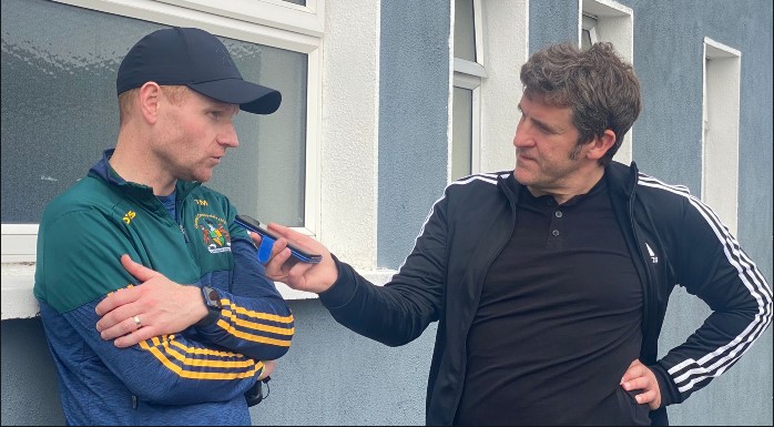 Clonmel Commercials manager Tommy Morrisey giving his thoughts on on their County semi-final win to Stephen Gleeson