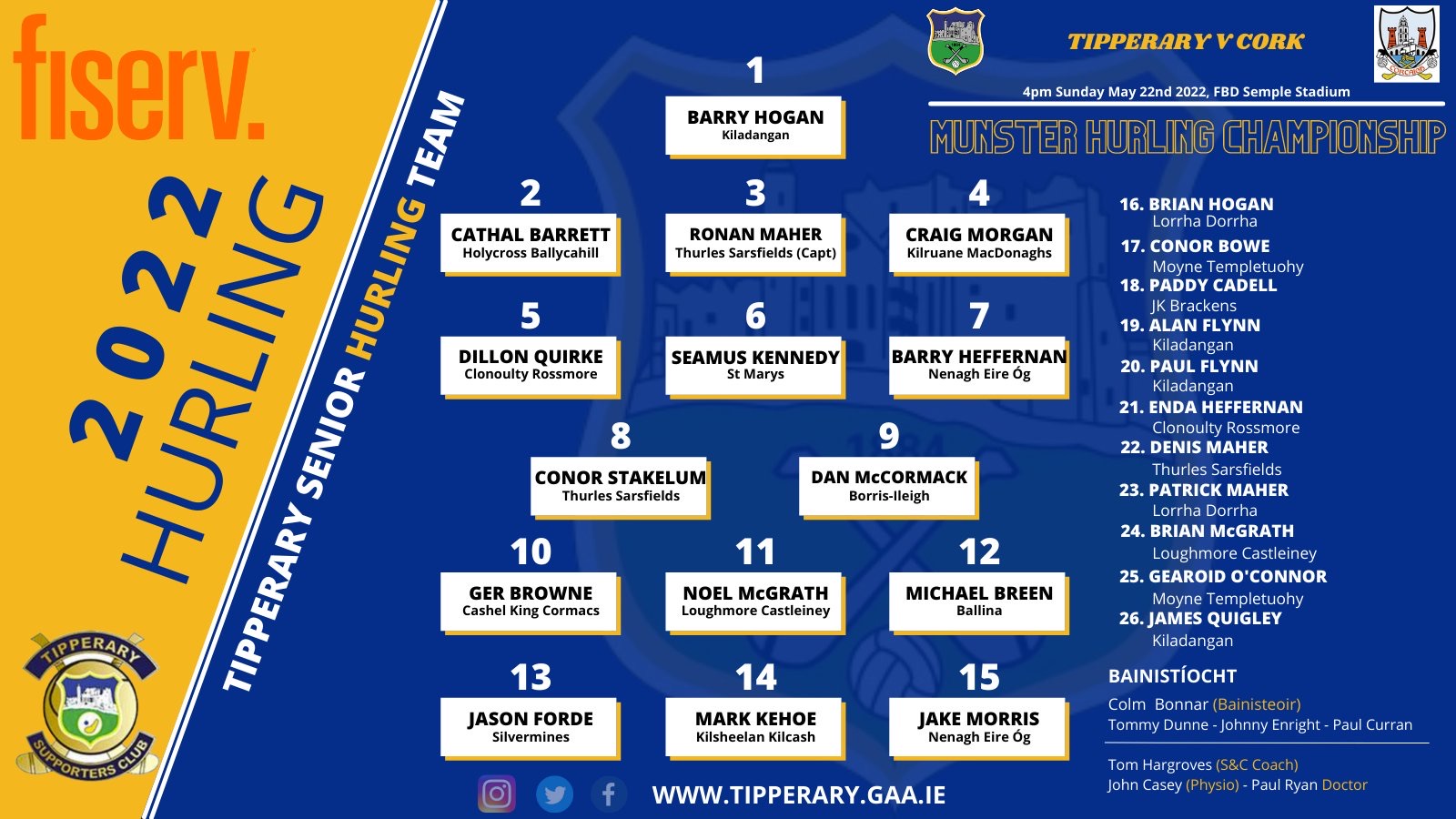 Photo from Tipperary supporters club on Twitter.