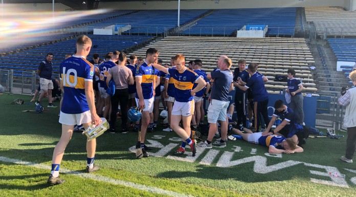 Kiladangan with the Dan Breen Cup after winning the 2020 Tipperary Senior Hurling Final | Photo (c) Tipp FM/Stephen Gleeson