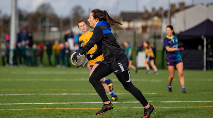 Lauren Fitzpatrick in action for the Tipperary Ladies Football team. Photo from Cahir Media via Canva.com.