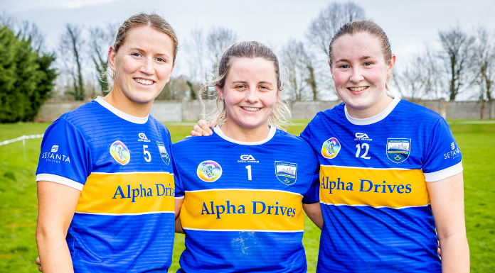 From left to right: Mairead Eviston, Caoimhe Bourke & Eimear McGrath. Photo with thanks to Tipperary camogie via Canva.com.