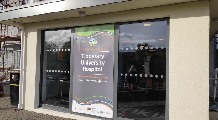 Tipperary University Hospital in Clonmel. Photo © Tipp FM / Pat Murphy.