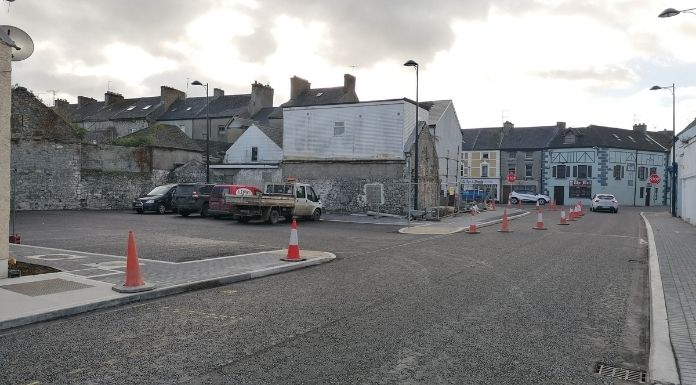The new Emmet Place car park in Nenagh has opened, while some final works are being completed. Photo: Tipp FM.