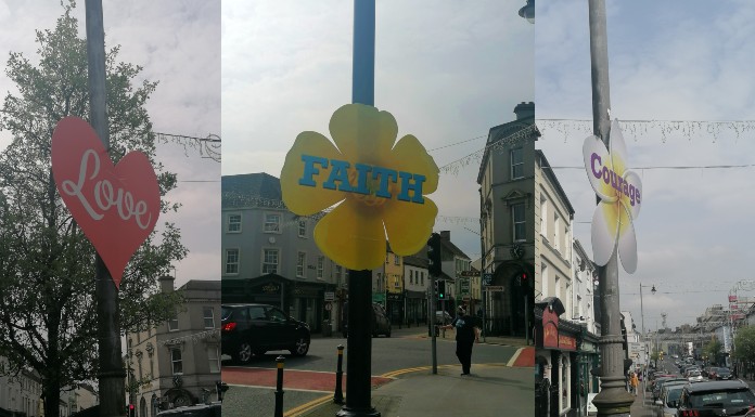 Some of the signs on Pearse Street, Nenagh.