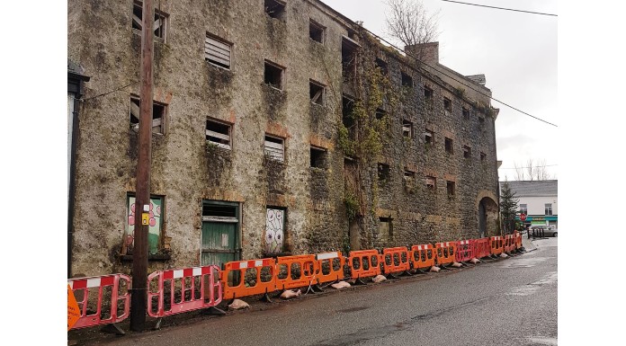 The site of the Old Mill in Cloughjordan. Photo: Cloughjordan Community Development Committee / Facebook.