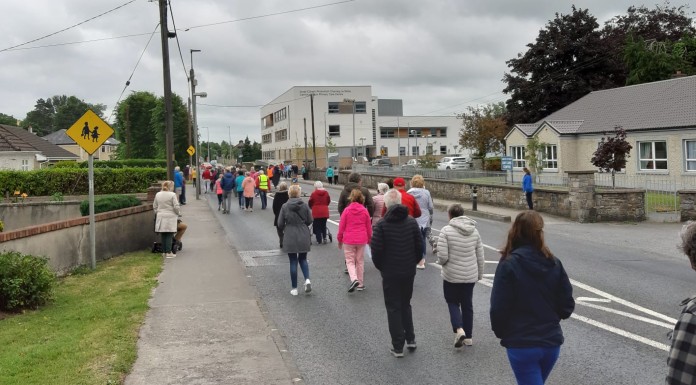 Protest and march at St Brigid's Hospital, Carrick-on-Suir in June 2020. | Photo (c) Tipp FM