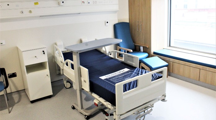 One of the new inpatient rooms at the 60-bed block at University Hospital Limerick.