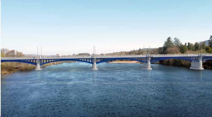 An artist's impression of the Shannon Crossing project for Killaloe and Ballina. Image courtesy of Tipperary County Council.