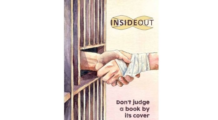 Inside Out, Don't Judge a book by its Cover, a project collaboration between the HSE and Gardaí. Image courtesy of the HSE.