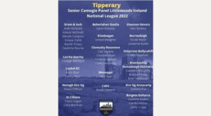 Tipperary Camogie Panel - League 2022