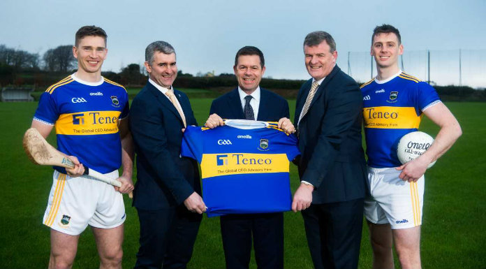 The Tipperary GAA jersey launch in January 2019. Photo courtesy of Teneo.