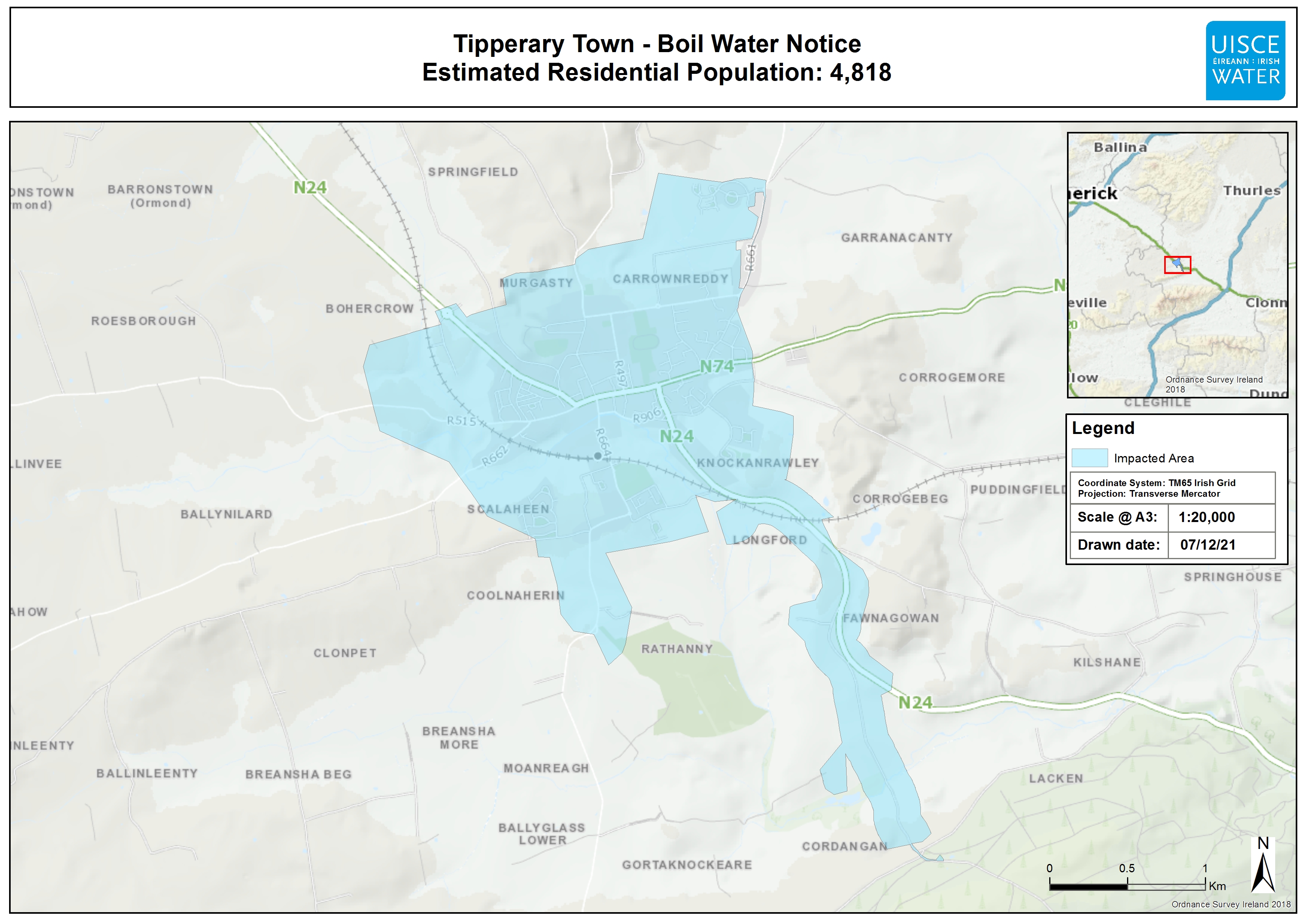 TIPPERARY TOWN BOIL WATER NOTICE